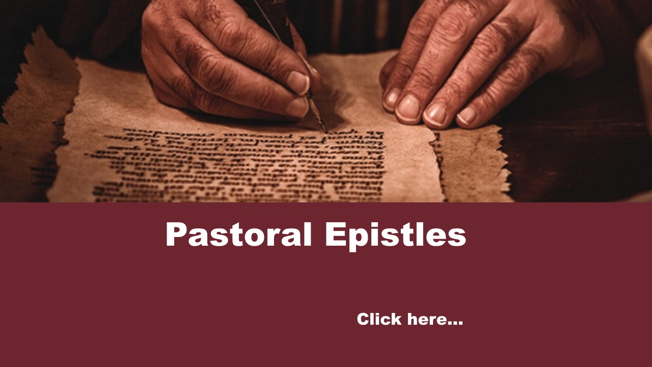 Pastoral Epistles
                    